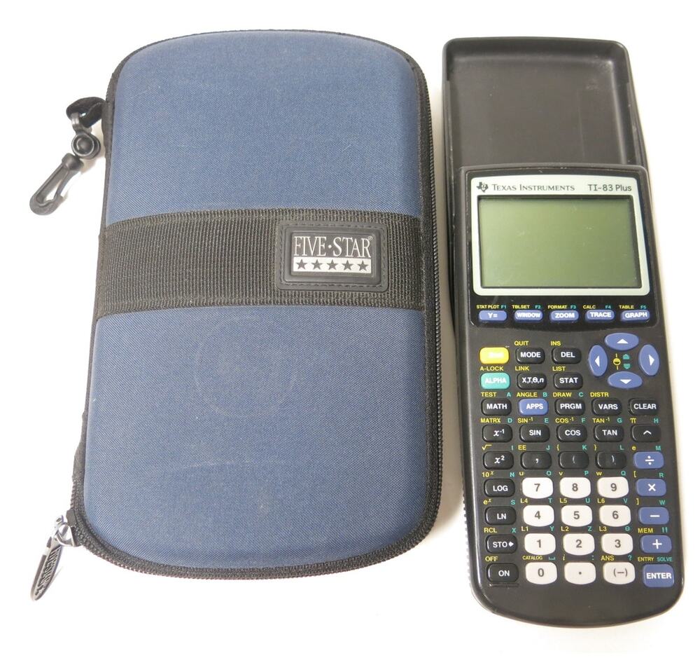 Texas Instrument TI-83 Plus Graphing Calculator and Case Cover Parts Not Working